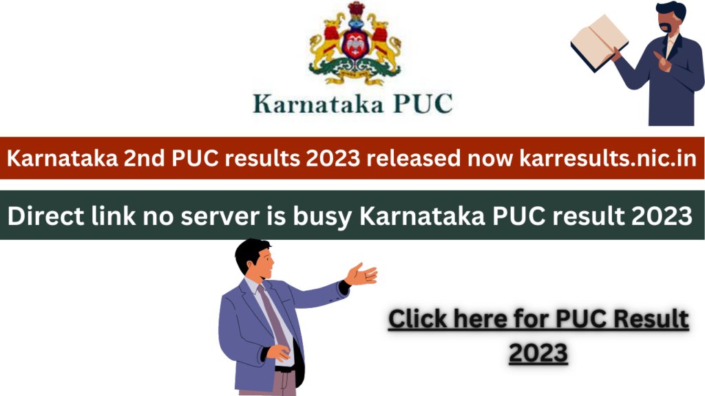 Karnataka 2nd PUC results 2023,