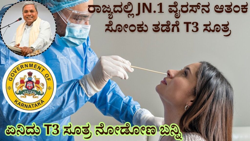 Fear of JN.1 virus in the state Health department has decided to introduce T3 formula to prevent infection